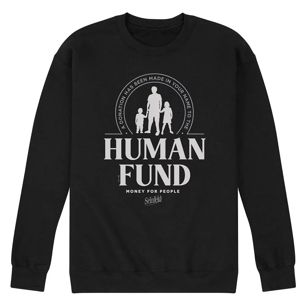Men's Seinfeld The Human Fund Fleece Sweatshirt,  Product Image