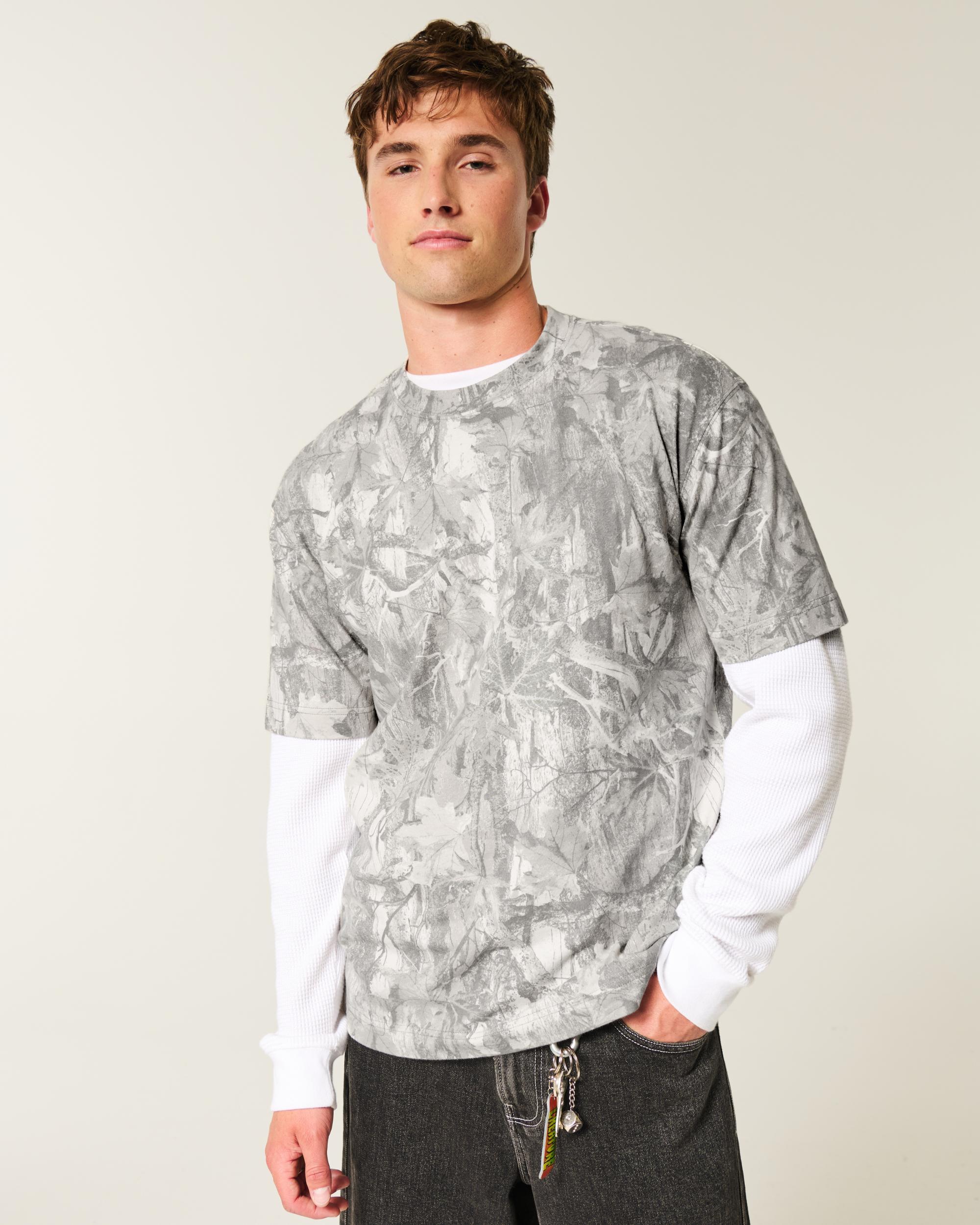 Dalix Mens Lil Smile Heavy Weight Cotton Tee Product Image