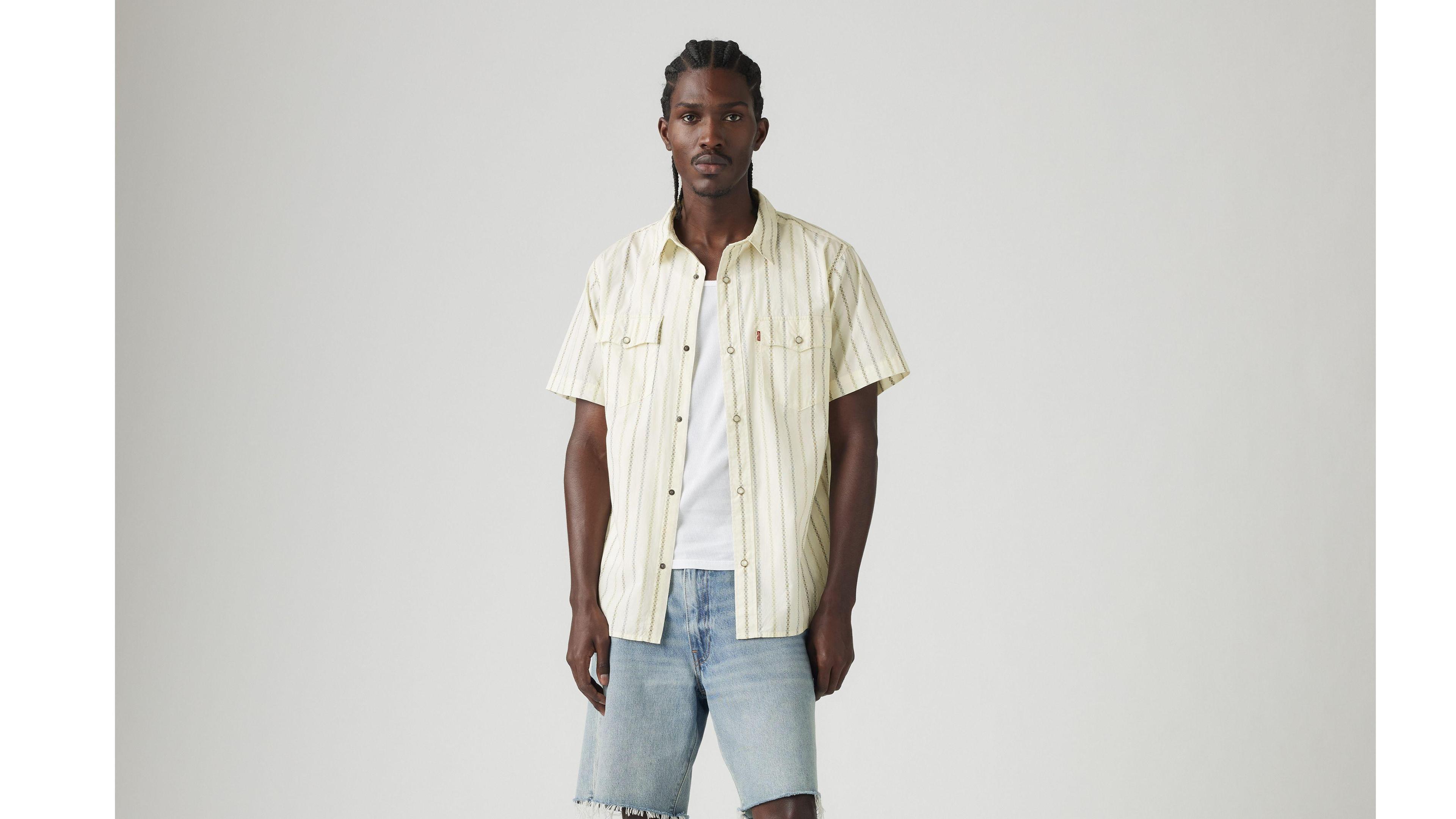 Short Sleeve Relaxed Fit Western Shirt Product Image