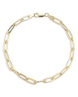 Milanesi And Co Mens 18K Gold Vermeil Paperclip Chain Bracelet Product Image