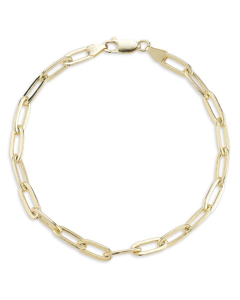 Milanesi And Co Mens 18K Gold Vermeil Paperclip Chain Bracelet Product Image