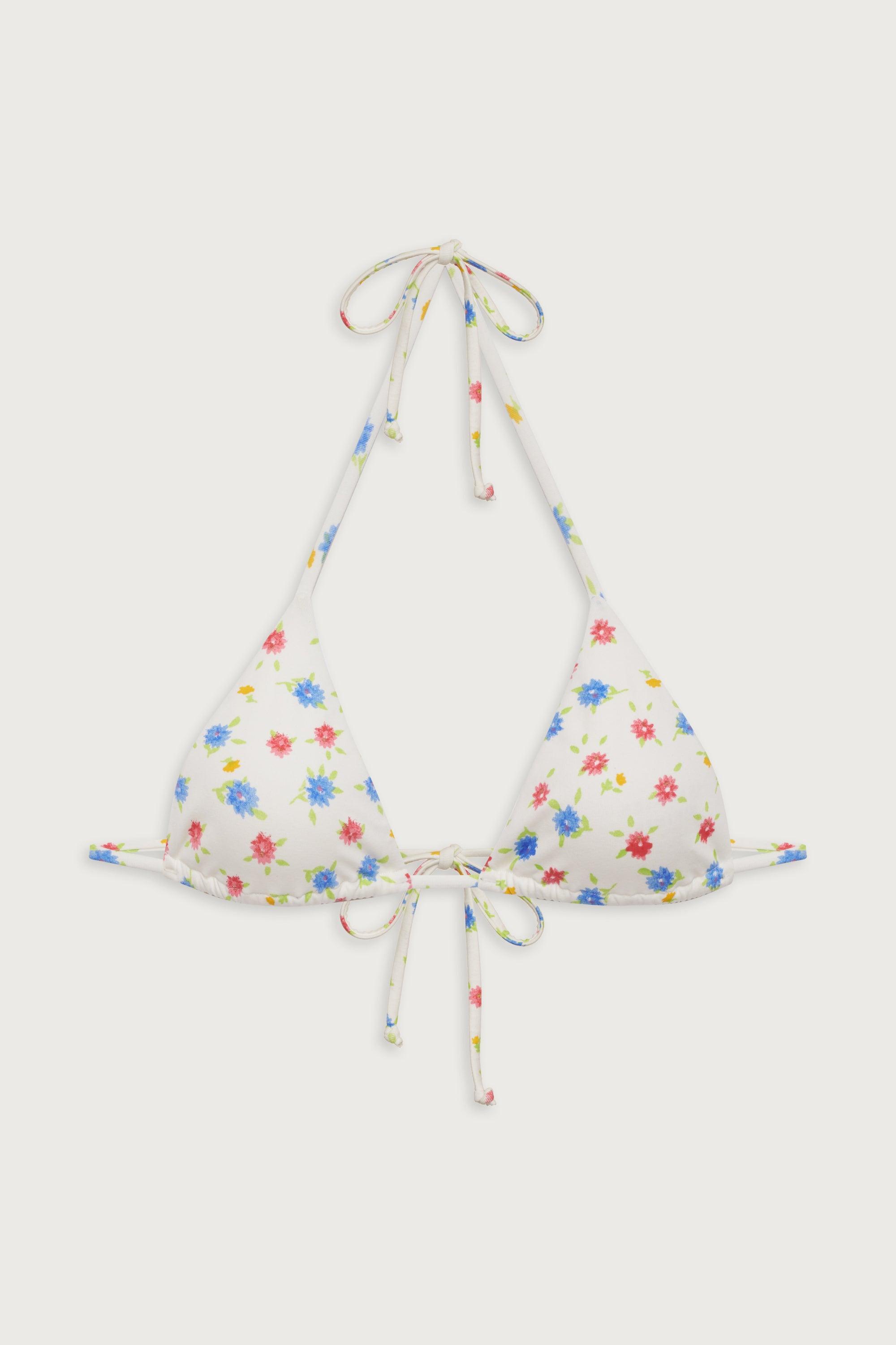 Dove Floral Classic Bikini Bottom - Water Blossom Product Image