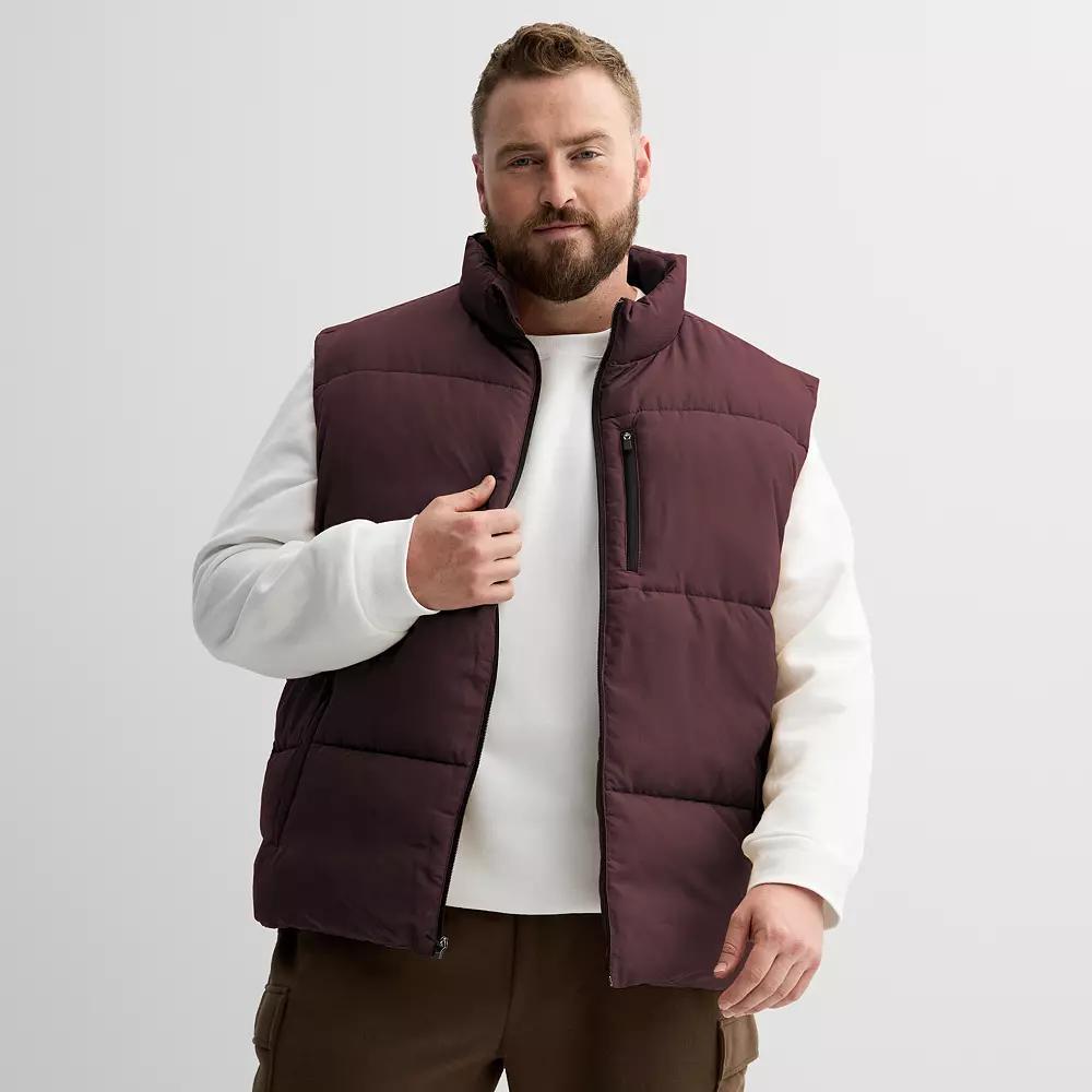 Big & Tall Tek Gear® Insulated Puffer Vest, Men's,  Product Image