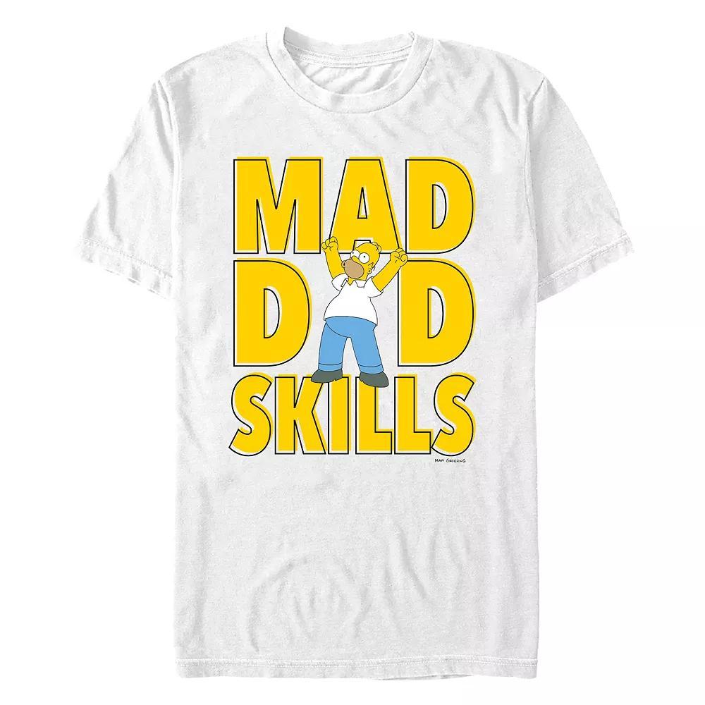 Men's The Simpons Homer Mad Dad Skills Graphic Tee,  Product Image