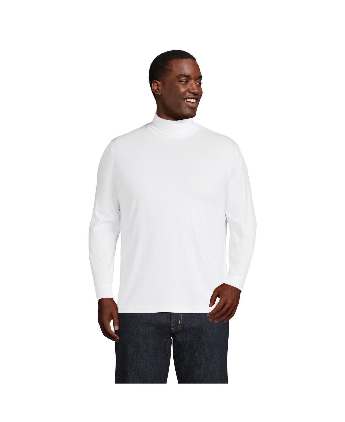 Big & Tall Lands End Super-T Classic-Fit Turtleneck, Mens Product Image