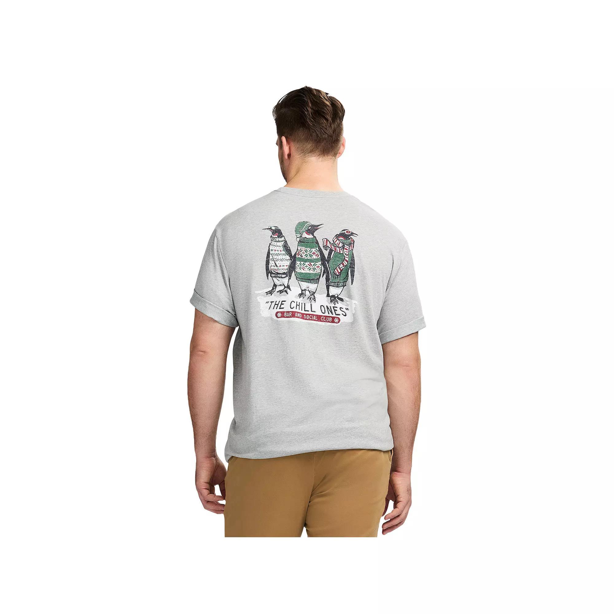 Big & Tall IZOD Saltwater Soft Wash Short Sleeve Graphic Tee, Men's, Size: 2XB, Chill Product Image