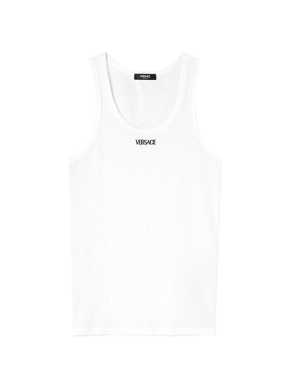 Mens Logo Cotton-Blend Tank Product Image