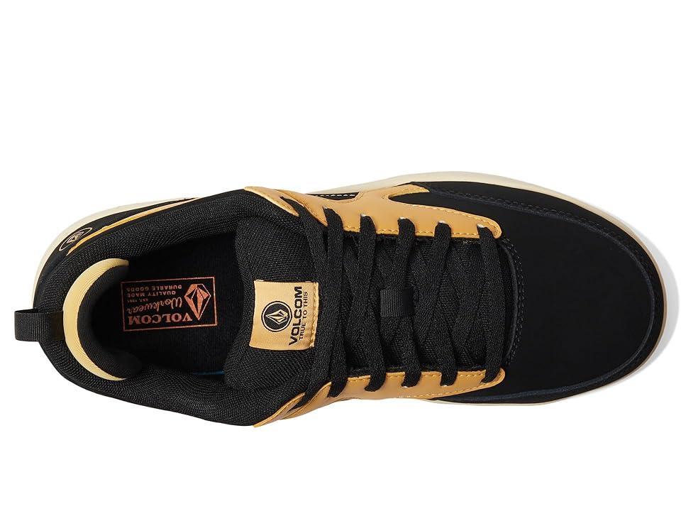 Volcom Vitals EH Comp Toe (Black/Yellow) Men's Shoes Product Image