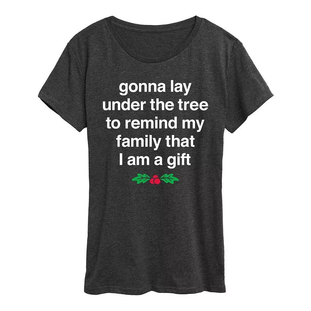 Women's Gonna Lay Under The Tree Graphic Tee, Girl's,  Product Image