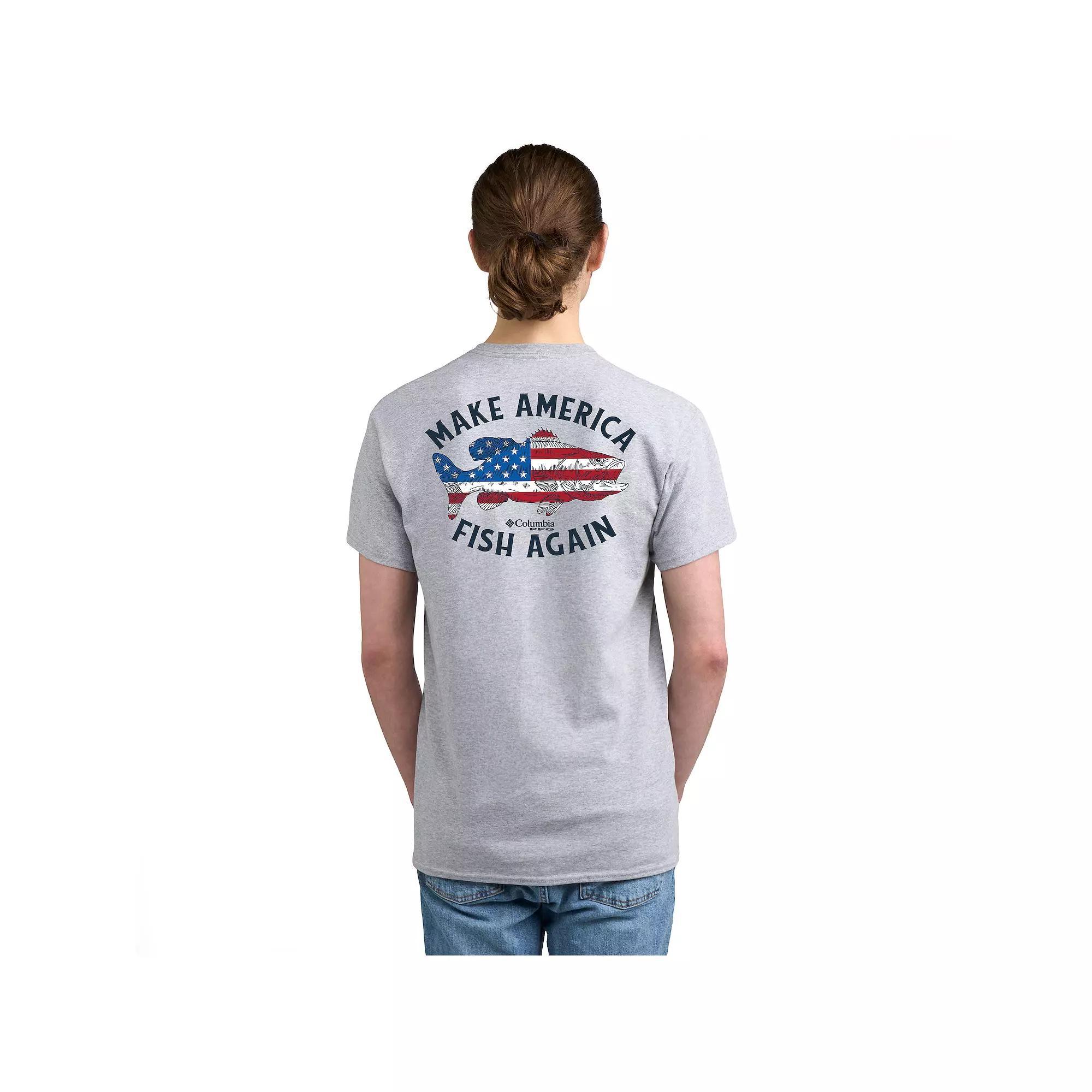 Men's Columbia PFG Print Short Sleeve Graphic Tee,  Product Image