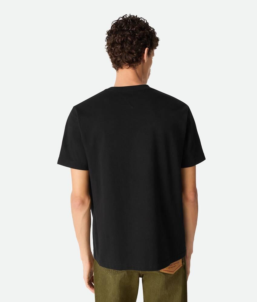 Men's Cotton Jersey T-Shirt in Black Product Image