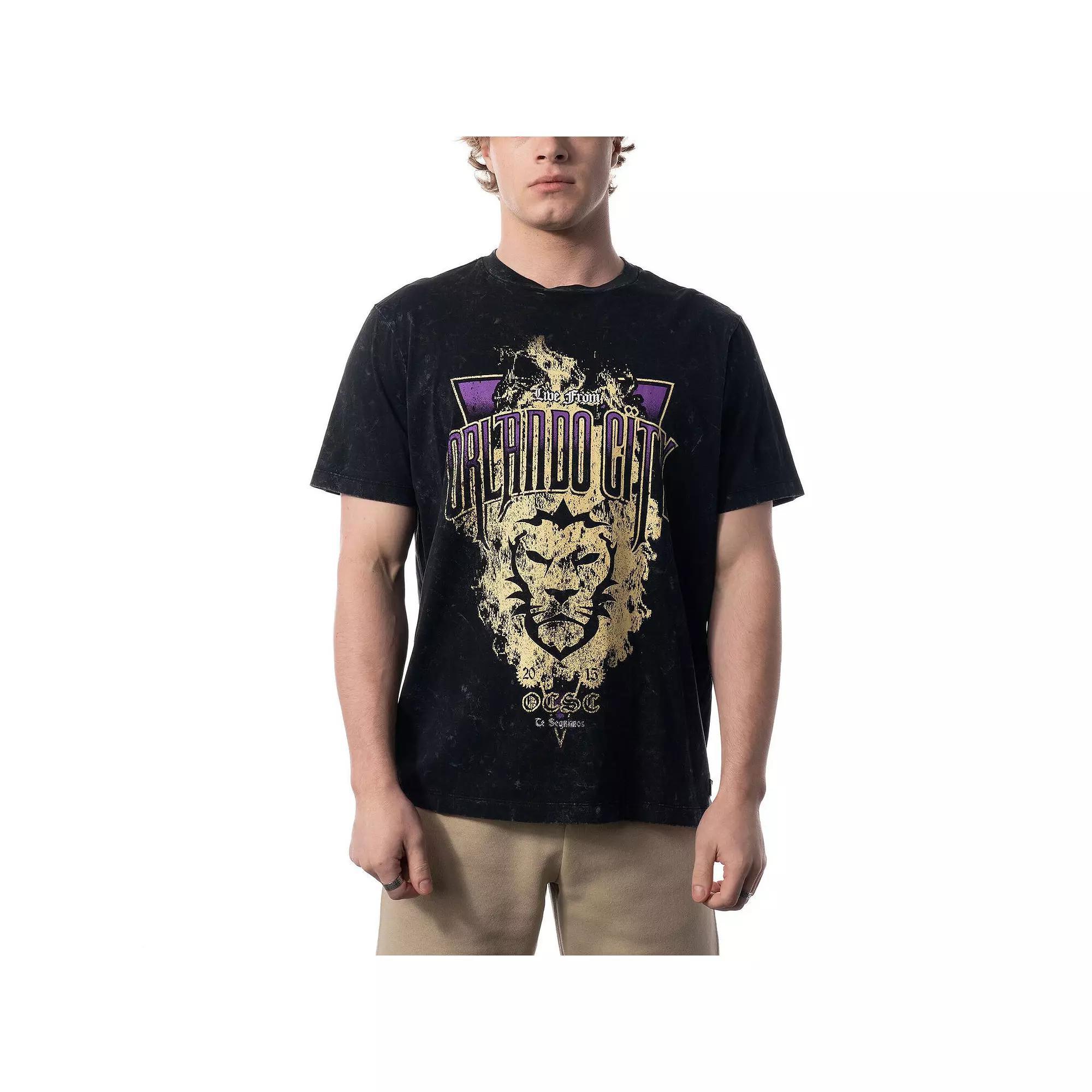 Men's The Wild Collective  Black Orlando City SC Concert T-Shirt, Size: XL, Orf Black Product Image