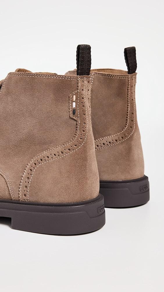 BOSS Suede Boots | Shopbop Product Image