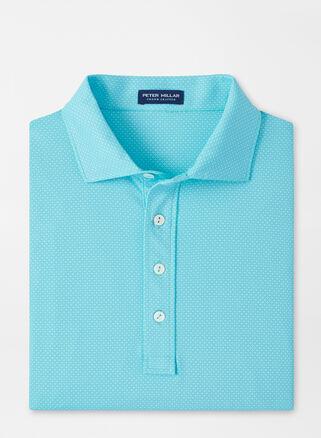 Men's Regent Geometric Performance Polo Shirt Product Image