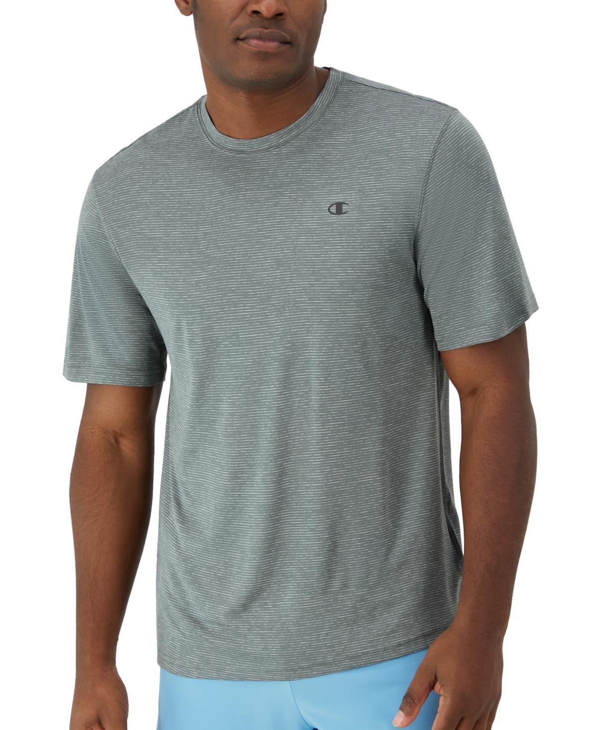 Champion Mens Standard-Fit Stripe Performance T-Shirt Product Image