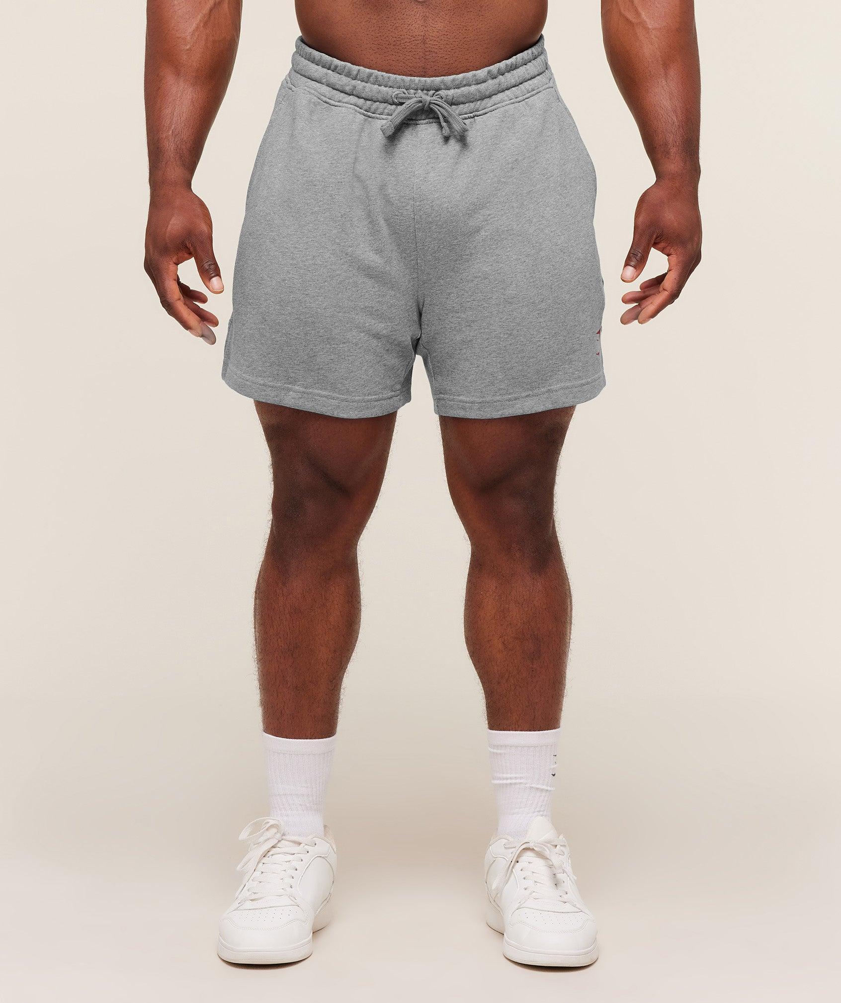 Gymshark Power 5" Shorts - Charcoal Core Marl Male Product Image