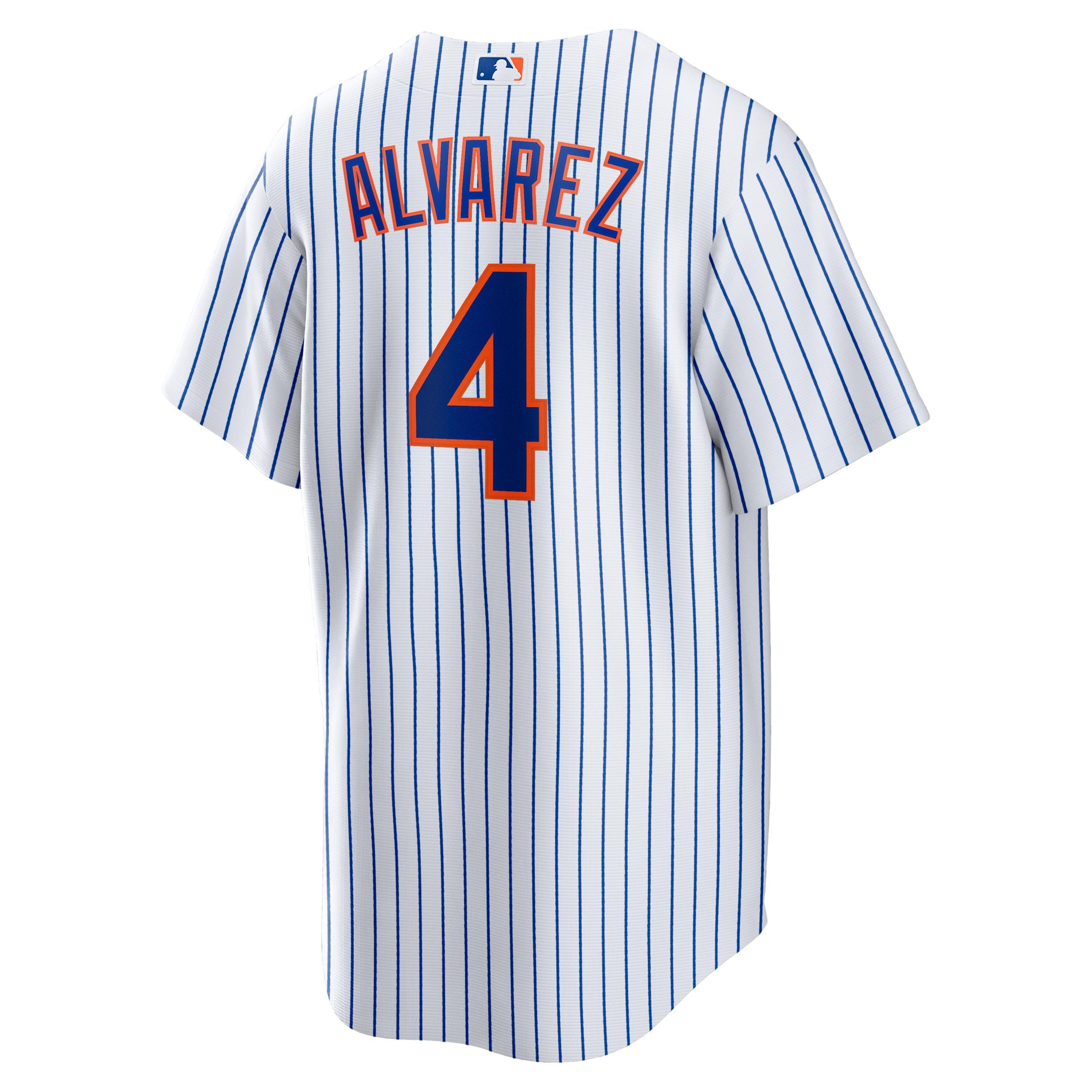 Francisco Alvarez New York Mets Nike Men's MLB Replica Jersey Product Image