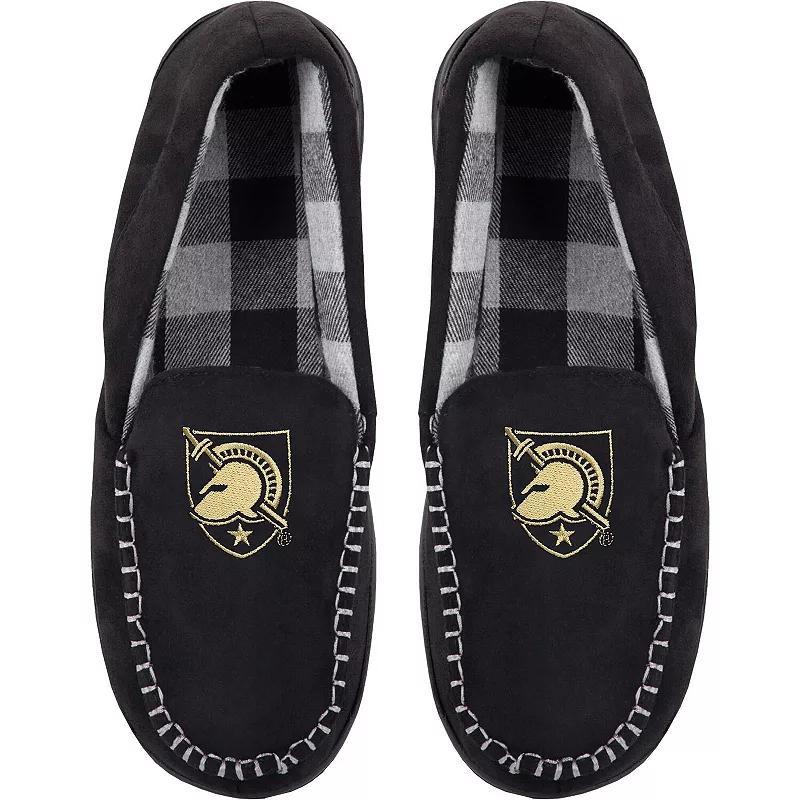 Mens FOCO Brooklyn Nets Team Logo Flannel Moccasin Slippers Product Image