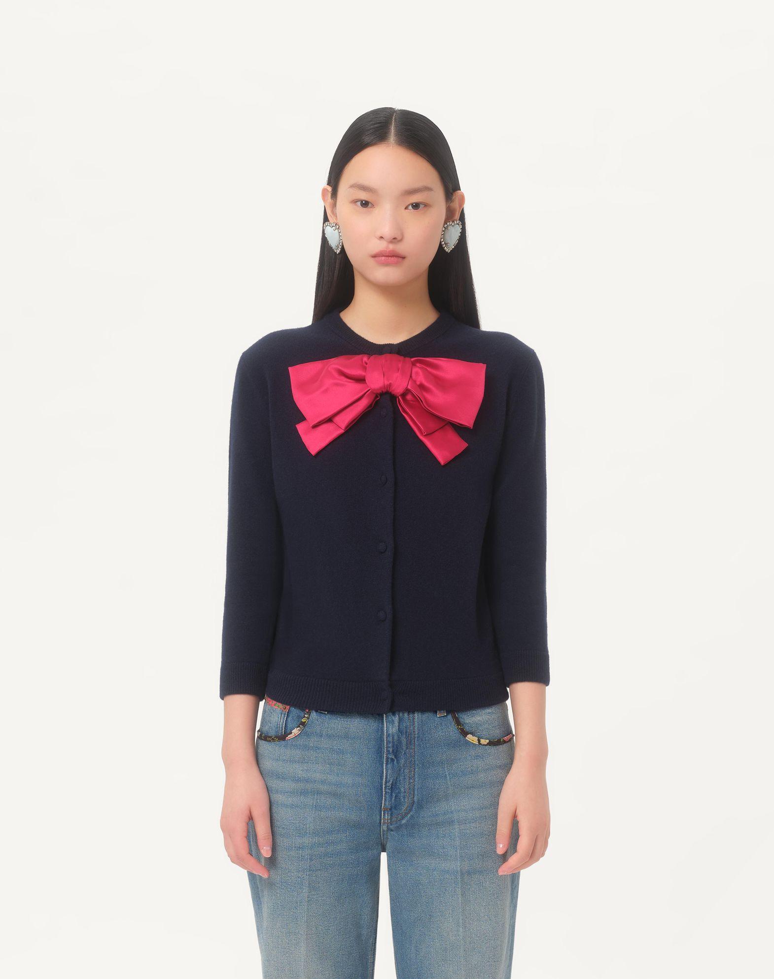 Cardigan With Bow Product Image