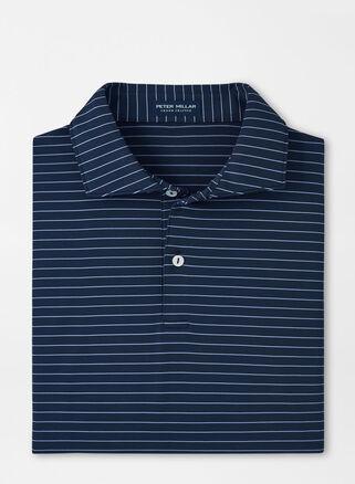 Peter Millar Mens Duet Performance Jersey Polo | Color: Navy | Size: M Product Image