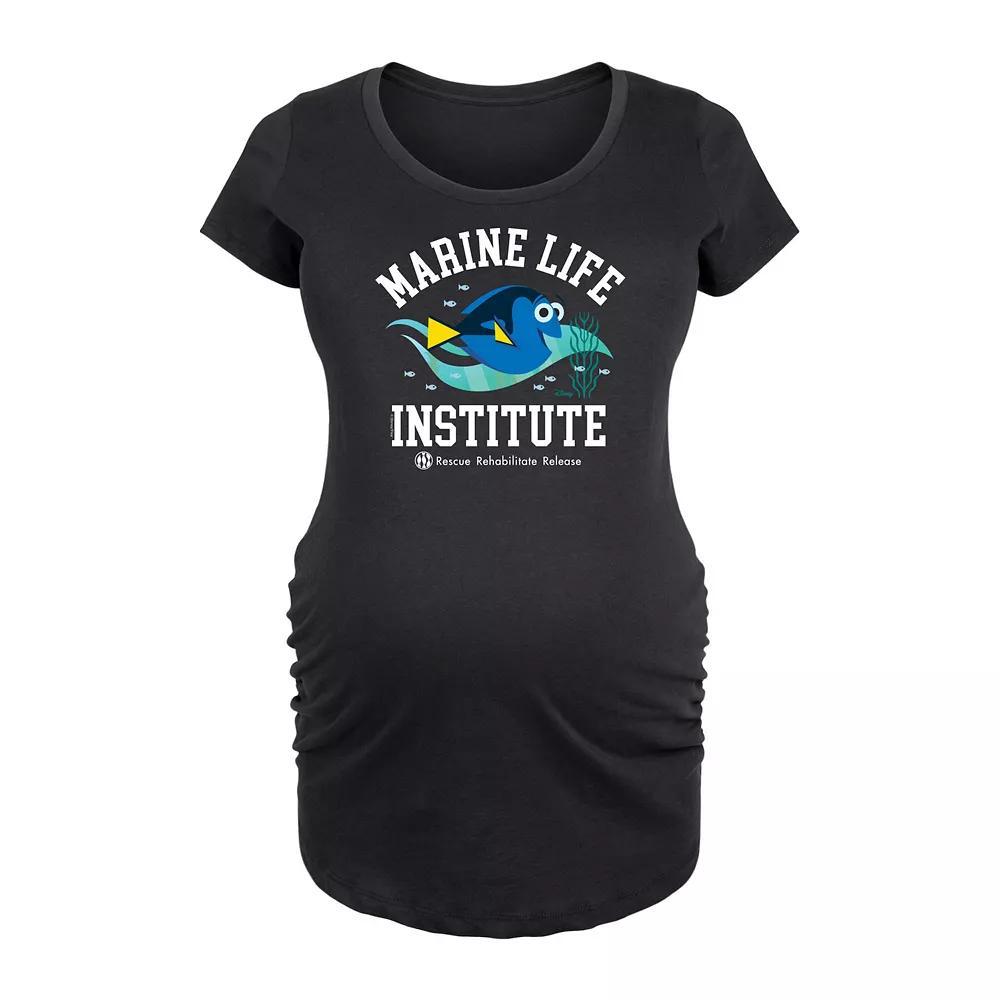 Maternity Believe With Santa Hat Graphic Tee, Women's,  Product Image