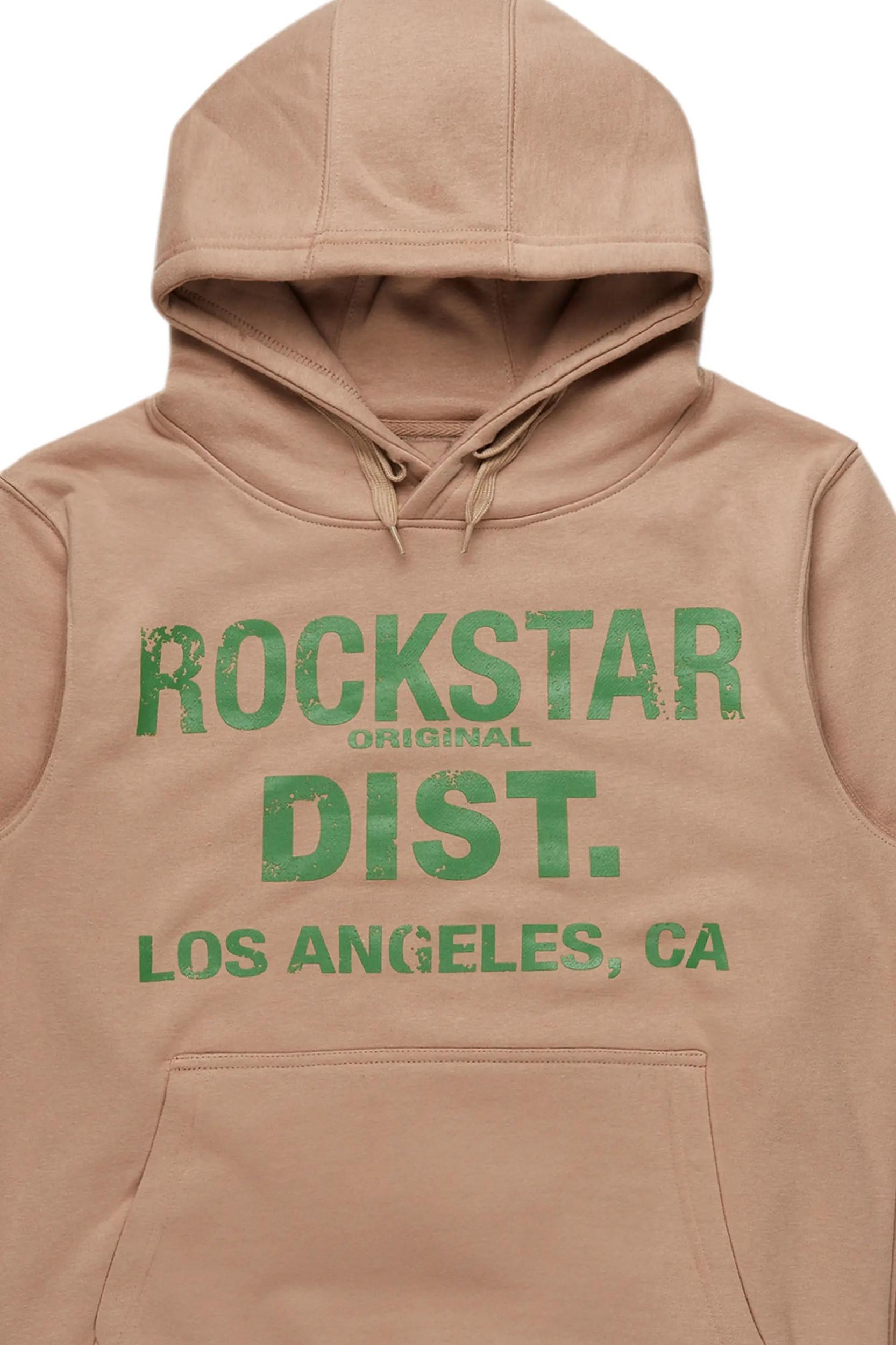 Lake Khaki Graphic Hoodie Male Product Image