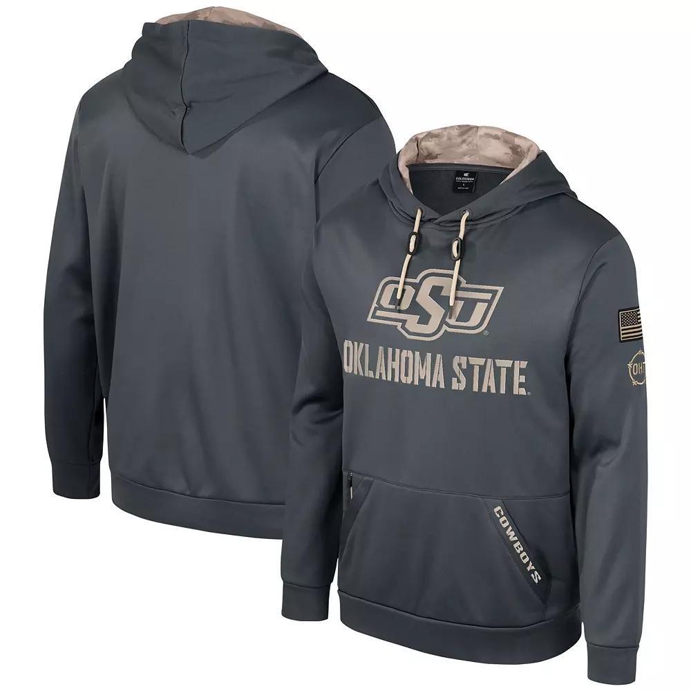 Men's Colosseum Charcoal Alabama Crimson Tide OHT Military Appreciation Pullover Hoodie,  Product Image