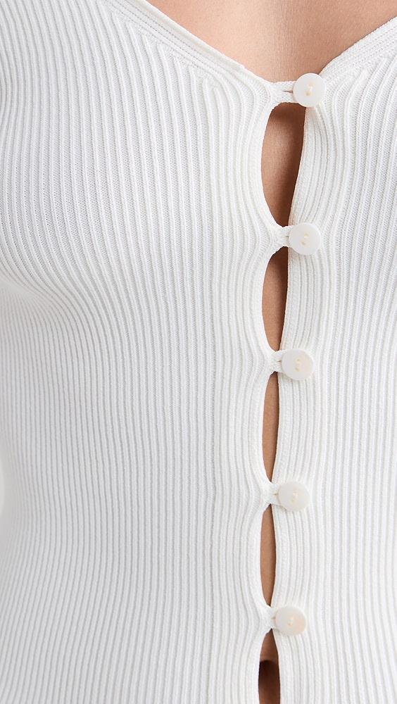 Enza Costa Viscose Sweater V Cardigan | Shopbop Product Image