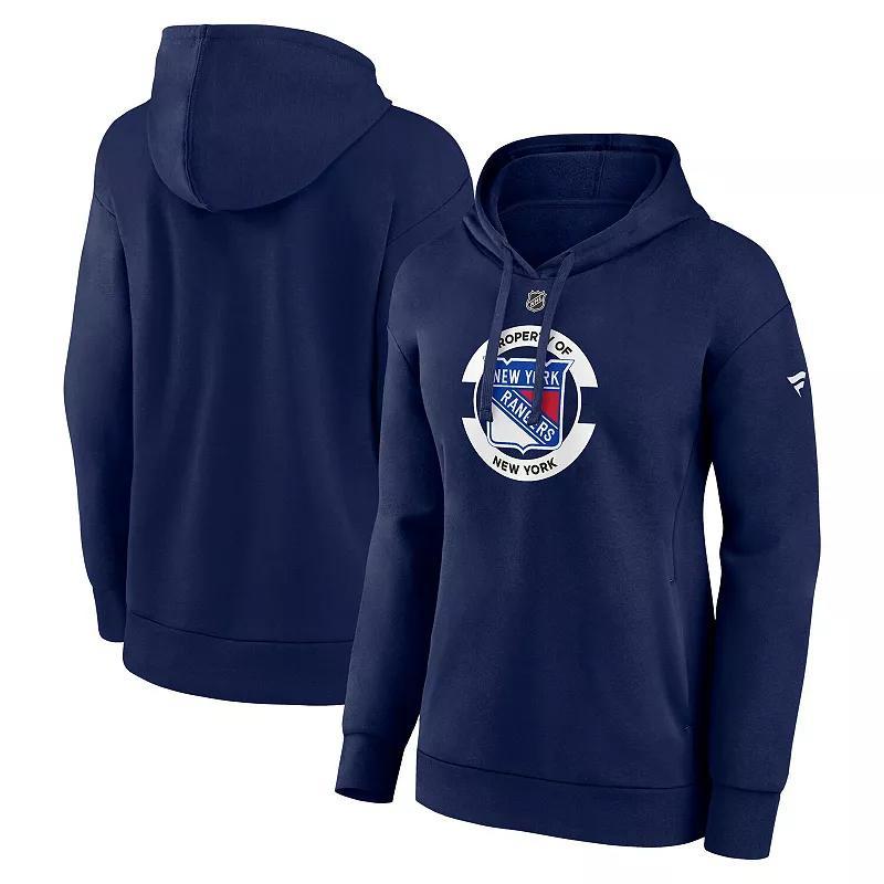 Women's Fanatics  Navy Seattle Kraken Authentic Pro Core Secondary Fleece Pullover Hoodie, Size: Small, Krk Blue Product Image