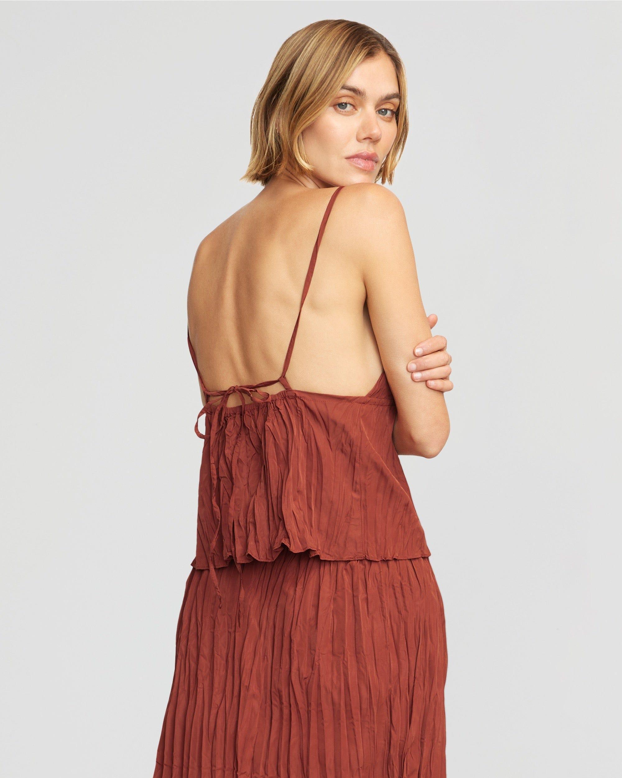 Meg Tie-Back Crinkled Cami Product Image