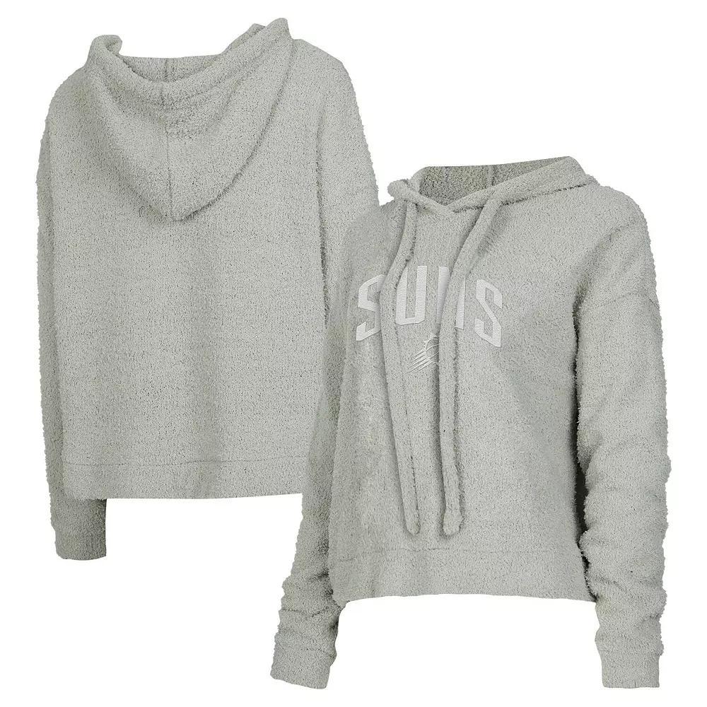 Women's Concepts Sport  Gray Philadelphia 76ers Ventura Comfy Pullover Hoodie, Size: Small, 76r Grey Product Image