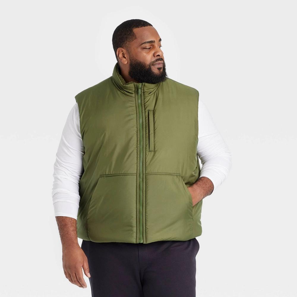 Mens Big Puffer Vest - All In Motion 3XL Product Image