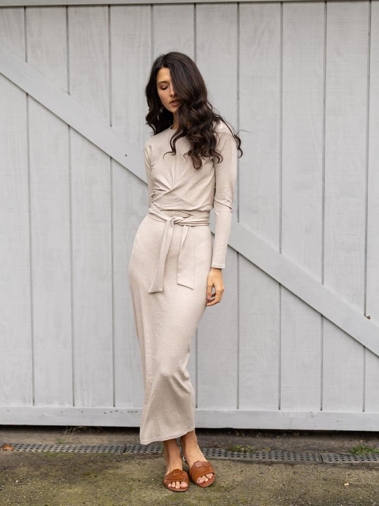 Third by Cee Ribbed Maxi Skirt Product Image