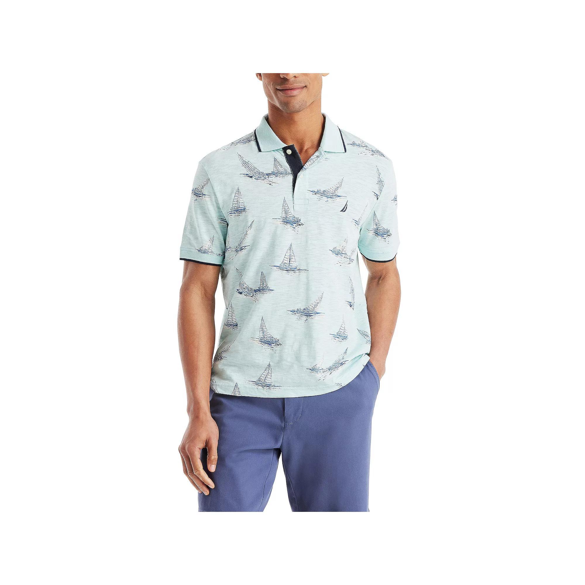 Men's Nautica Classic Fit Printed Polo,  Product Image