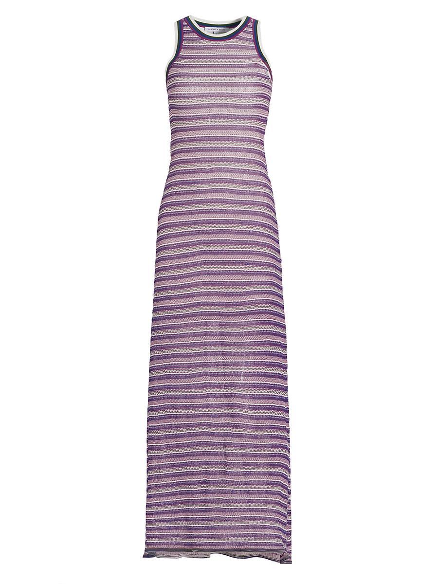 Womens Sivan Striped Knit Maxi Dress Product Image