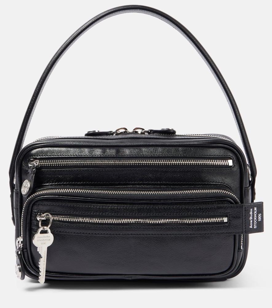 ACNE STUDIOS Camero Party Leather Shoulder Bag In 900 Black Product Image