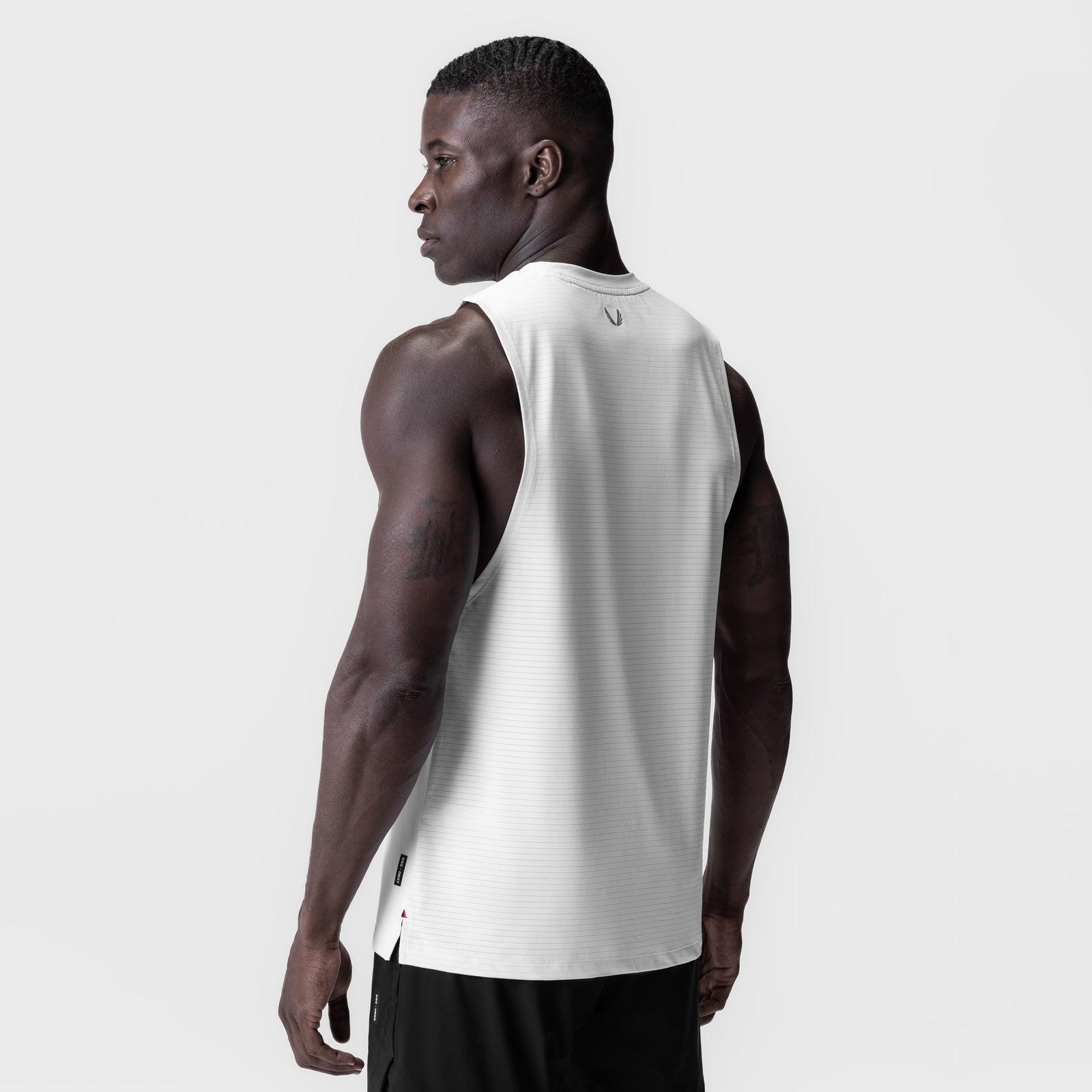 0837. 3D-Lite® 2.0 Lycra® Muscle Tank - White "RP" Product Image