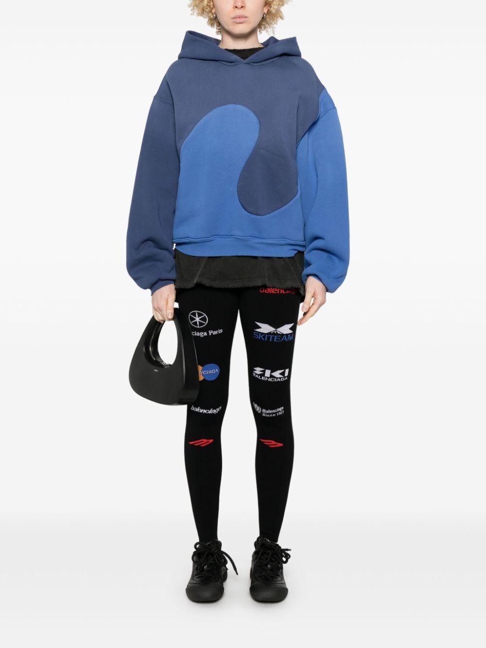 BALENCIAGA Ski Jacquard Legging In Black,multicolor Product Image