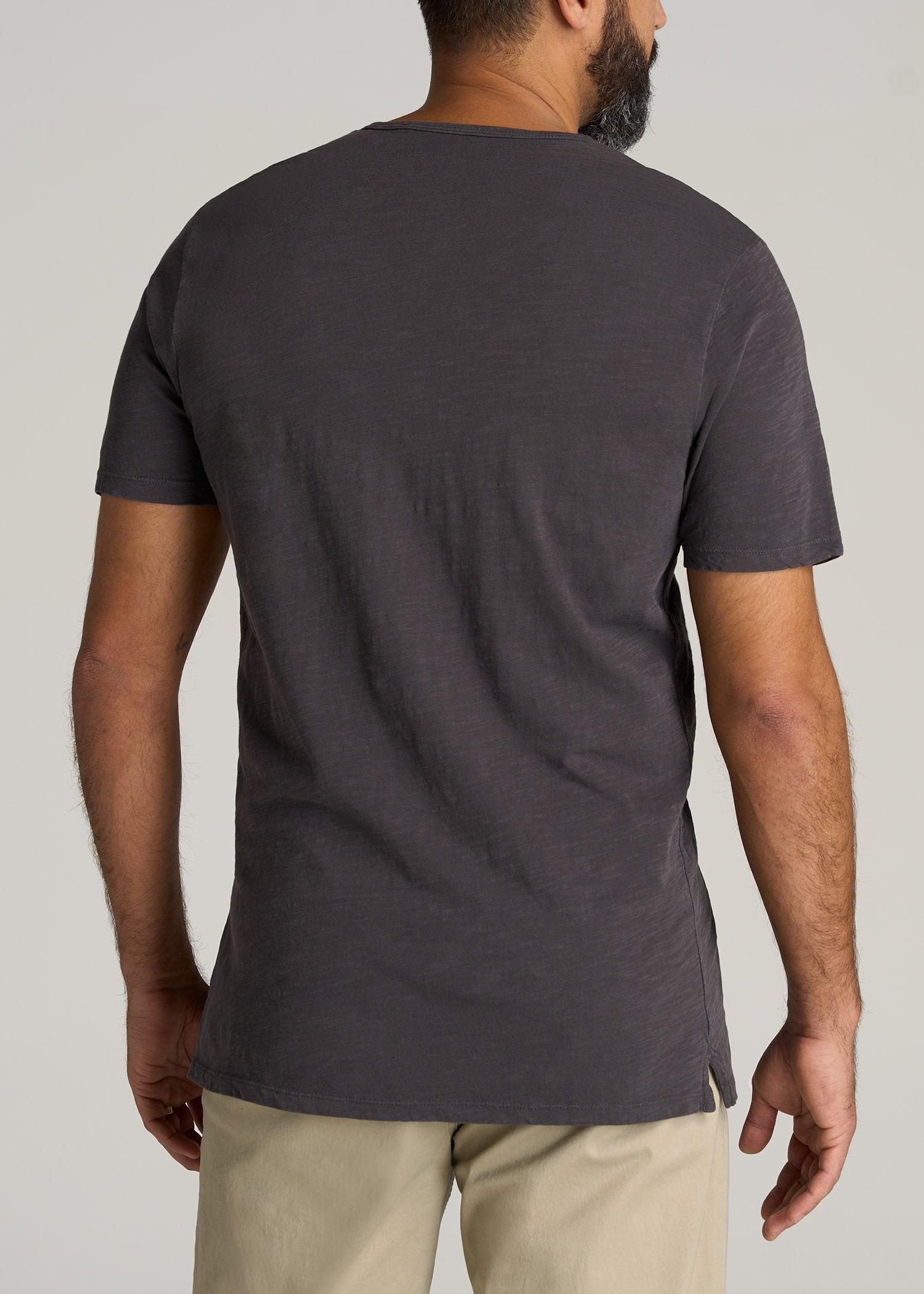 REGULAR-FIT Slub Tee in Charcoal - Tall Men's Shirts Product Image