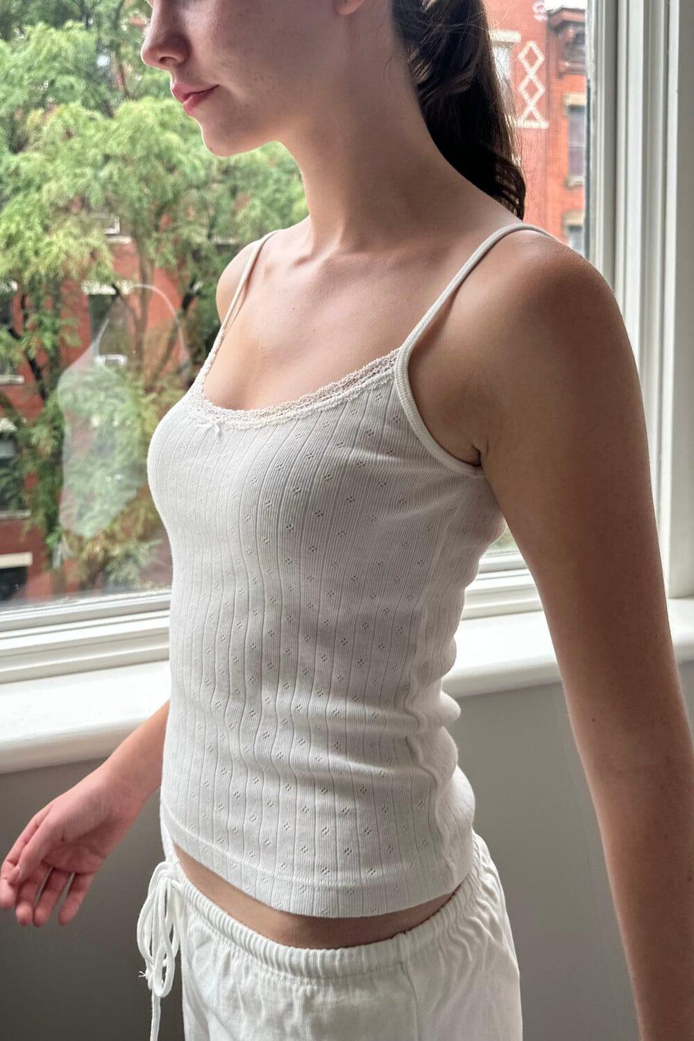 Skylar Pointelle Lace Tank Product Image