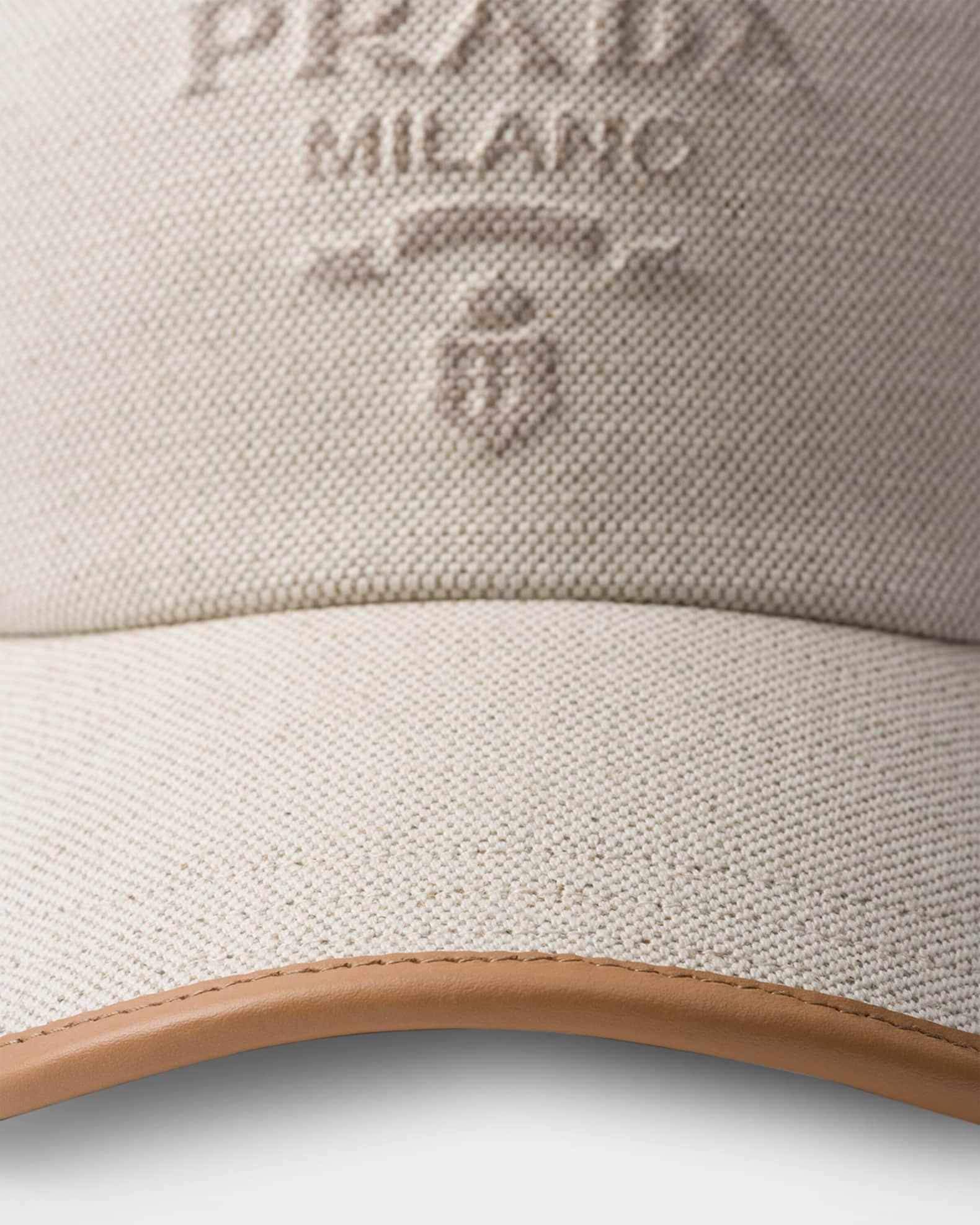 Logo Linen-Blend Baseball Cap Product Image
