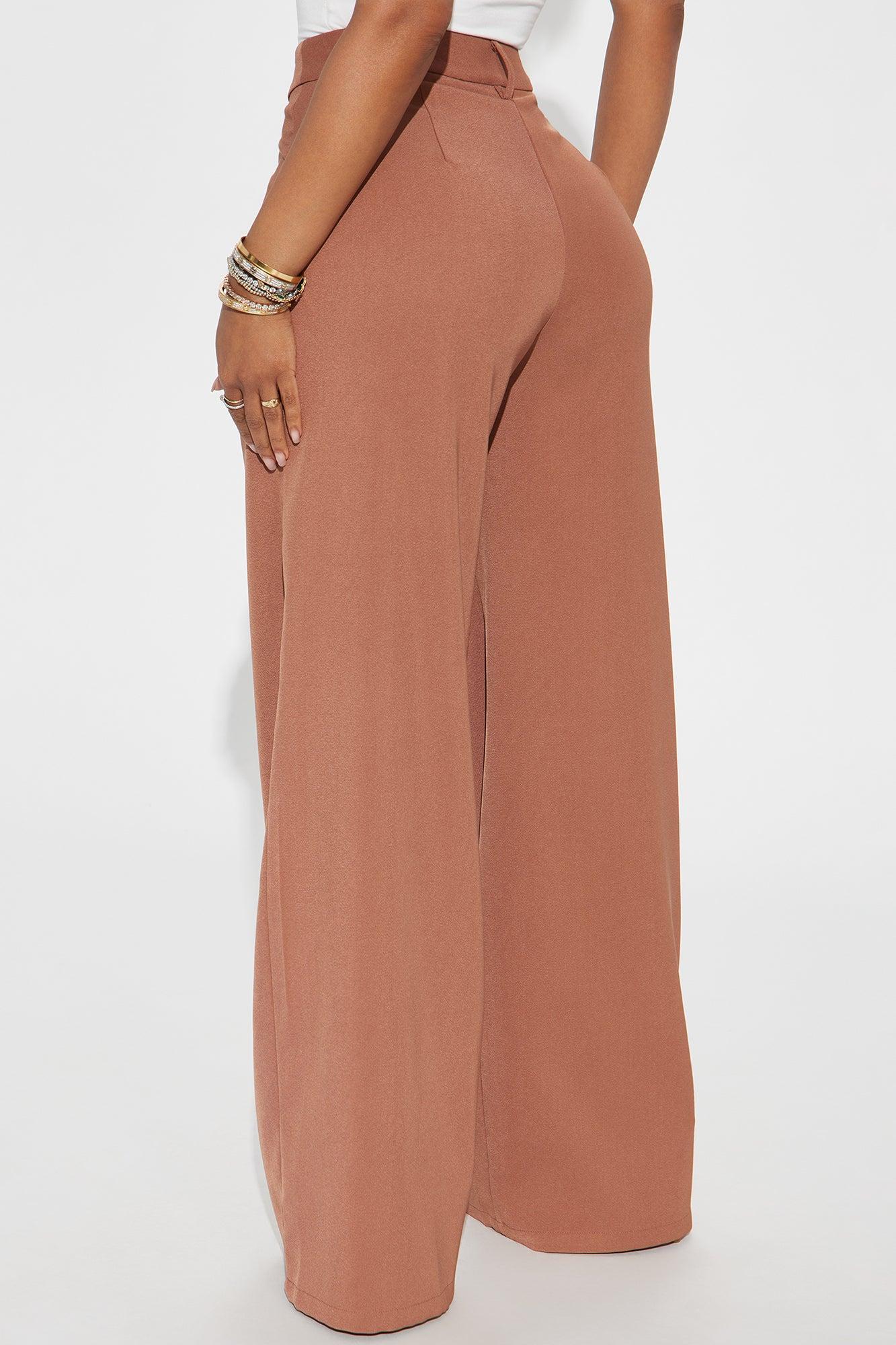 Making Deliverables Wide Leg Trouser - Mocha Product Image