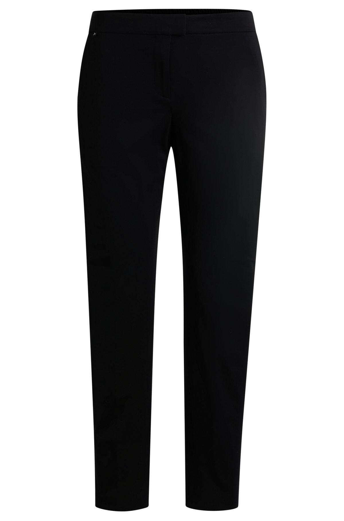 Slim-fit trousers in performance-stretch jersey Product Image