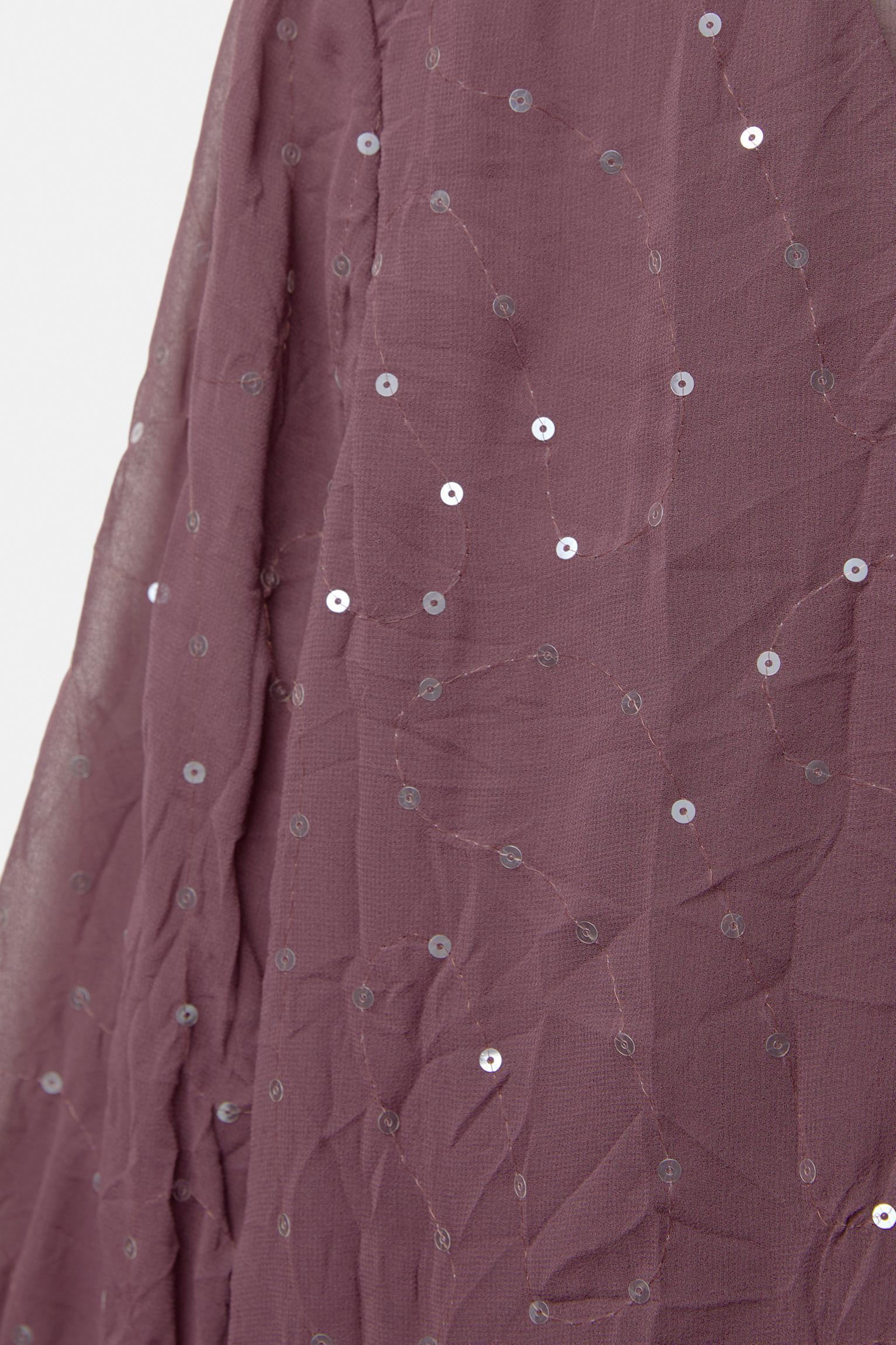 Sequined tulle blouse Product Image