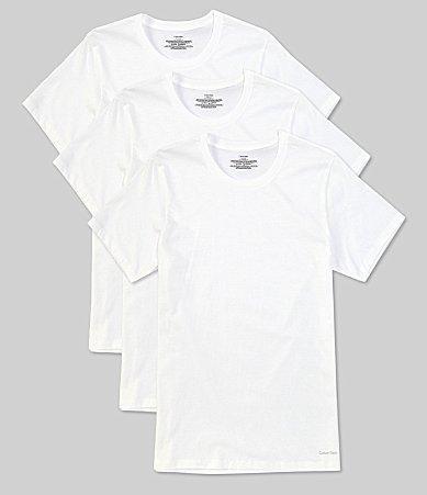 Men's Calvin Klein 3-pack Crewneck Tees, Size: Medium, White Product Image