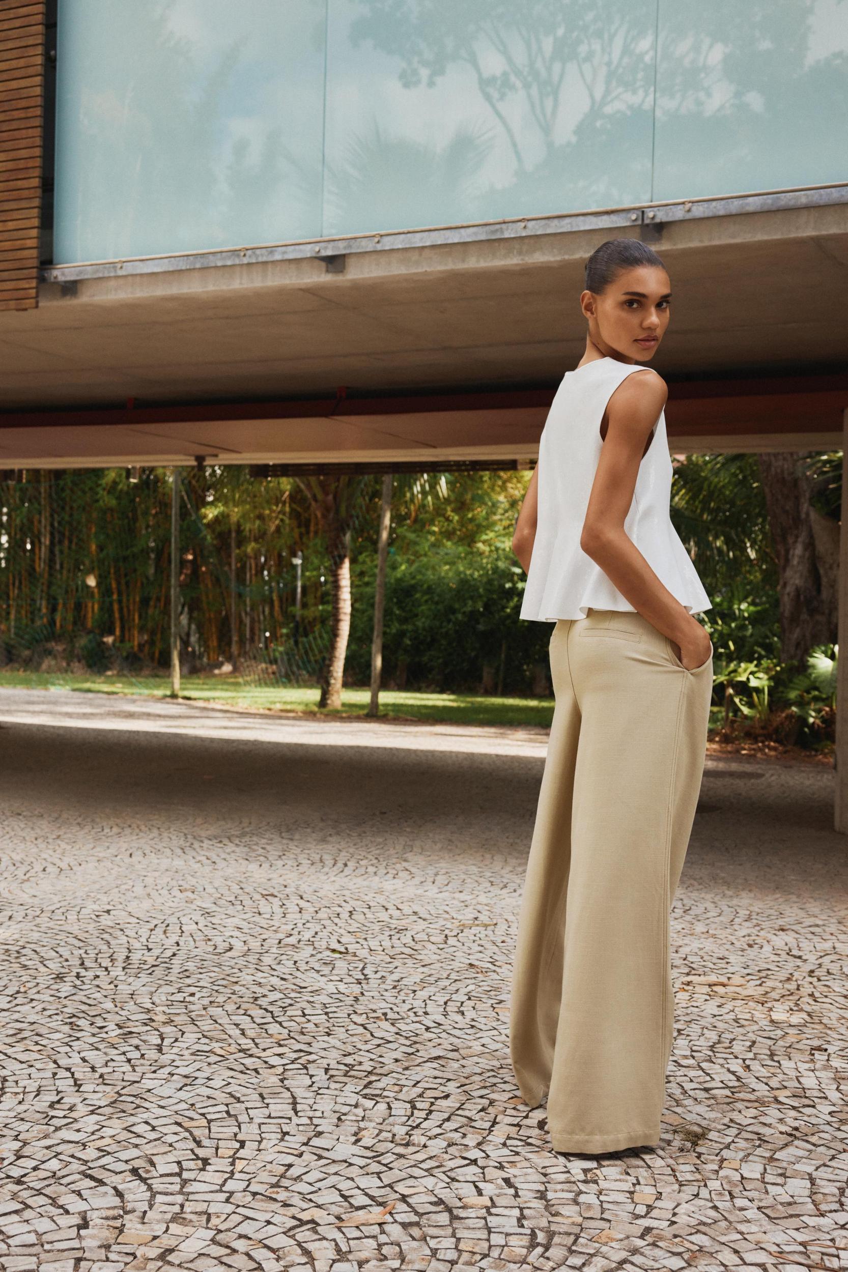 RUSTIC WIDE LEG PANTS Product Image