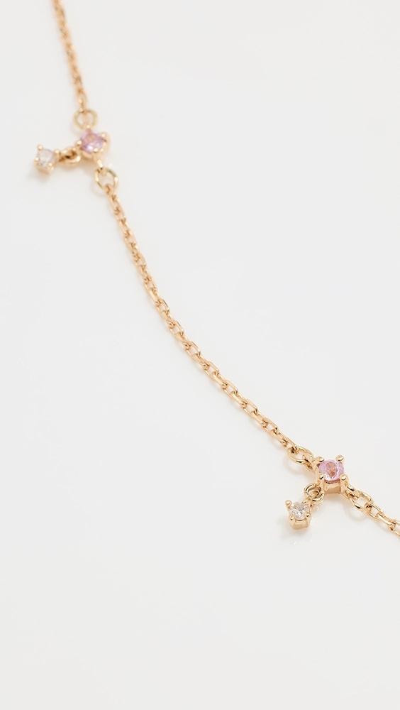 Adina Reyter 14k Diamond Drop Station Necklace | Shopbop Product Image