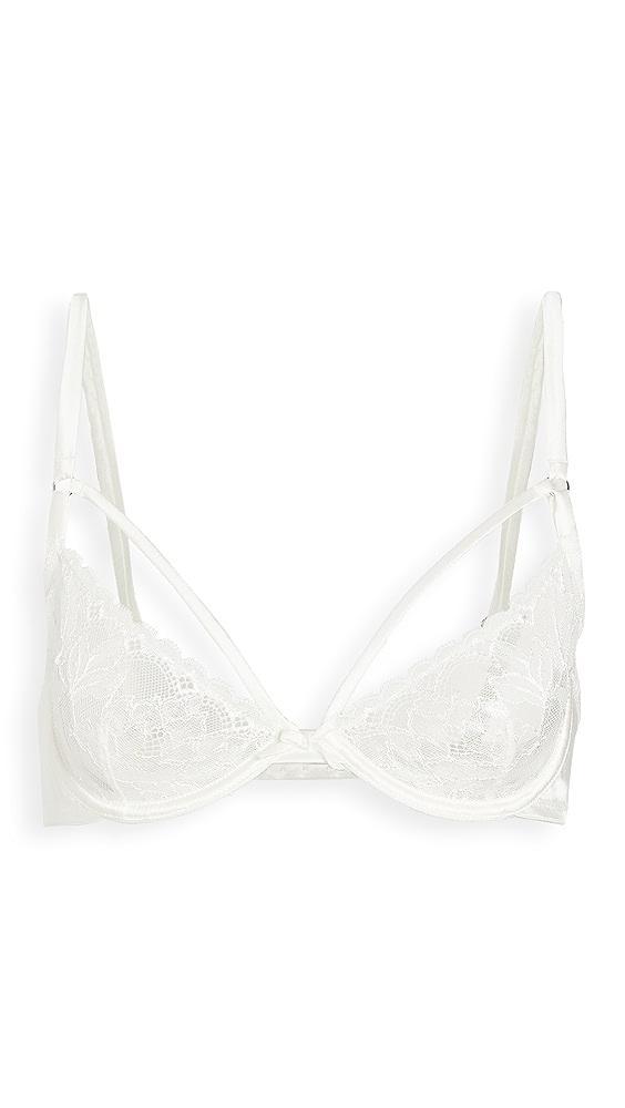 Fleur du Mal Gardenia Lace Demi Bra | Shopbop Product Image