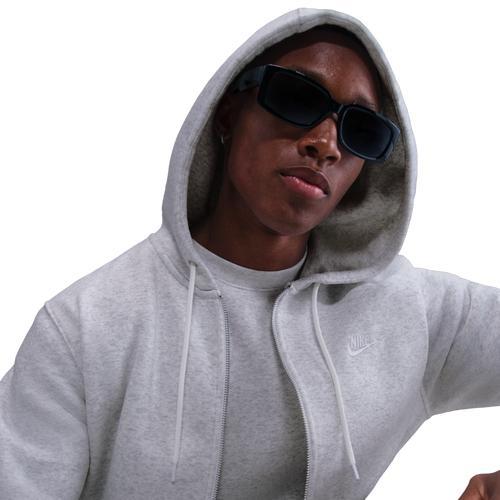 Nike Mens Club Full-Zip Fleece Hoodie | FN3861-051 Product Image