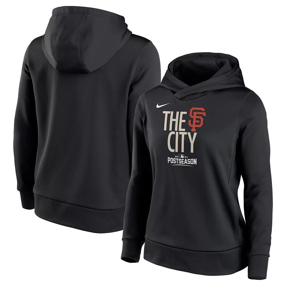 Women's Nike Black San Francisco Giants Postseason Dugout Pullover Hoodie, Size: Medium Product Image